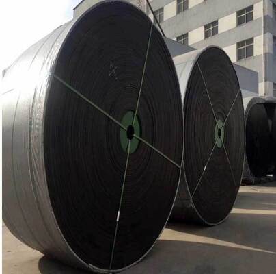কেনা সিমেন্ট কালো ইস্পাত কর্ড কনভেয়র বেল্ট 700mm প্রস্থ online manufacture