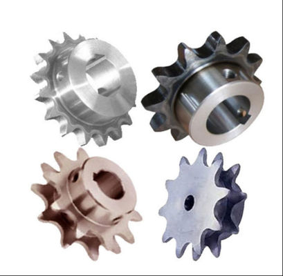 রূপালী খাদ ইস্পাত ফ্রন্ট চেইন চালিত Sprockets তাপ চিকিত্সা