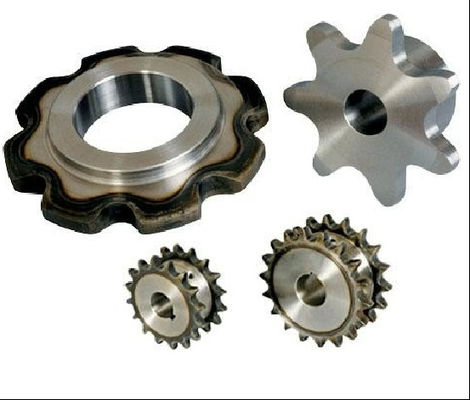 কাস্টম ব্রোঞ্জ ঝোপ বেলন চেইন Idler Sprocket Forging