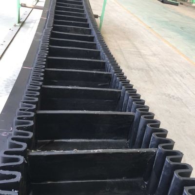 2-10 স্তর কালো স্তর এপ্রন কনভেয়র বেল্ট NN300