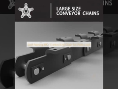 শট পেইনিং 40Cr Paver লোড জন্য Cranked লিঙ্ক চেইন